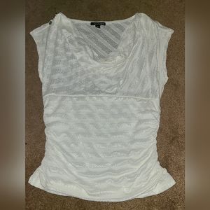 Short sleeve white top